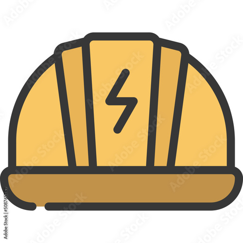 Electrician Hard Hat Icon