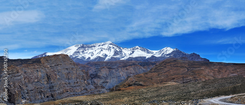 Snow mountain s landscape