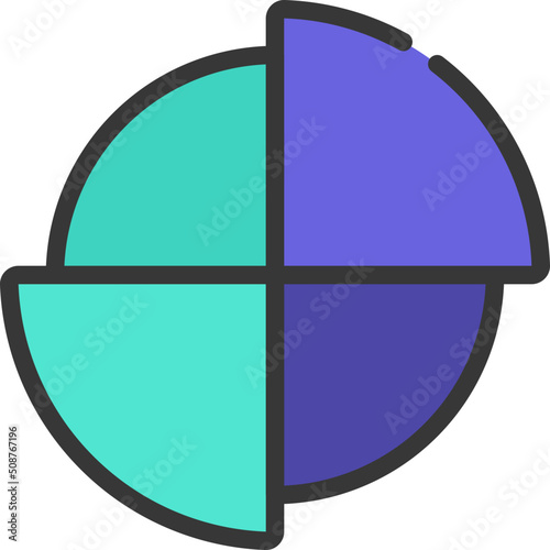 Divided Pie Icon