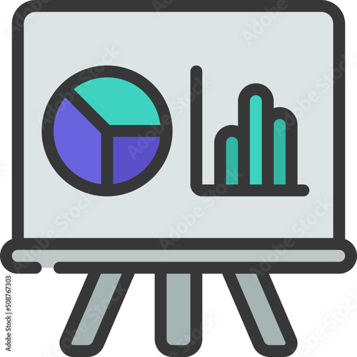 Chart Presentation Icon