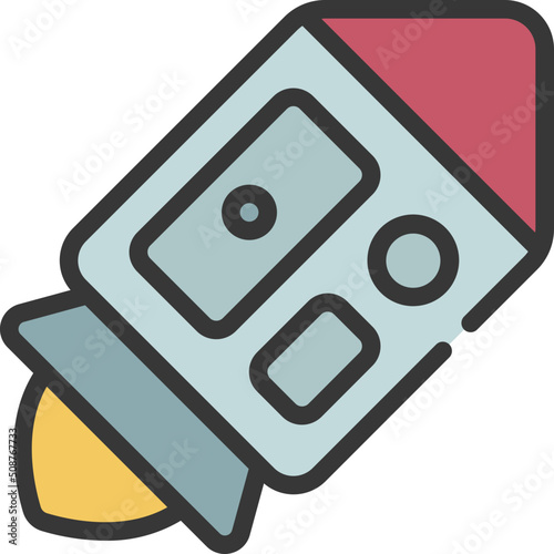 Rocket Ship Capsule Icon