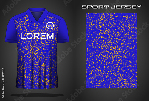 Soccer sport shirt jersey design template