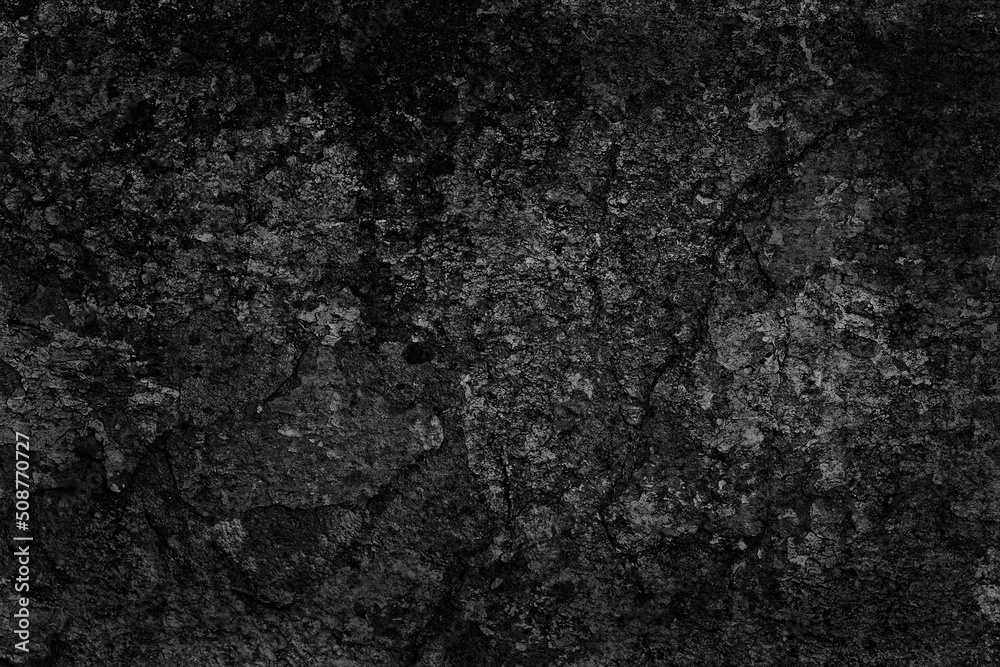 Fototapeta premium abstract black background blank concrete wall grunge stucco cracked texture