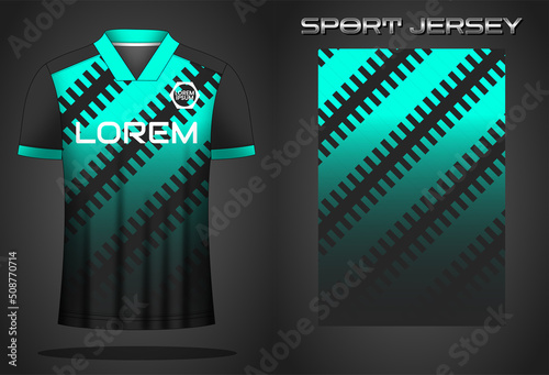 Soccer sport shirt jersey design template