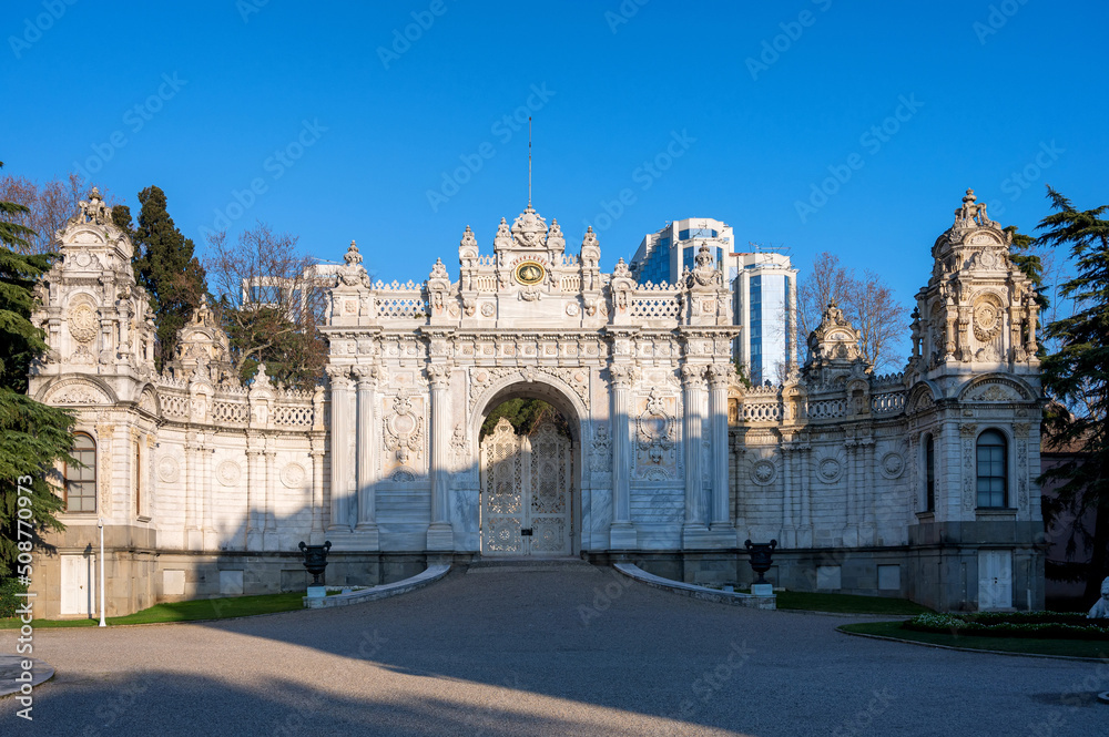 ISTANBUL, TURKEY - January 2022: Gate of The Sultan