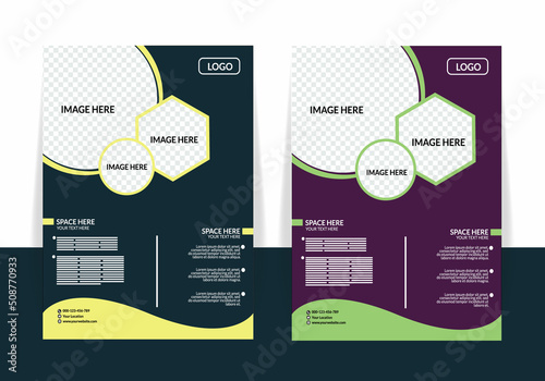 corporate flyer design template