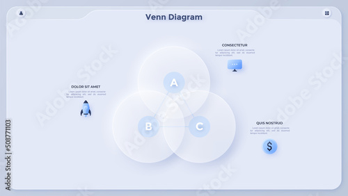 Modern Infographic Vector Futuristic Template