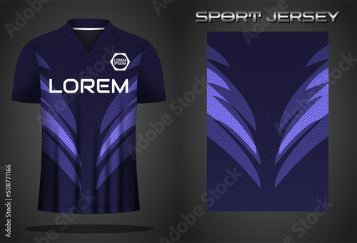 Soccer sport shirt jersey design template