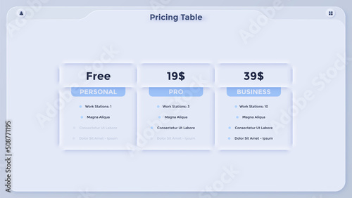 Modern Infographic Vector Futuristic Template