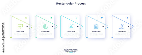 Modern Infographic Vector Futuristic Template