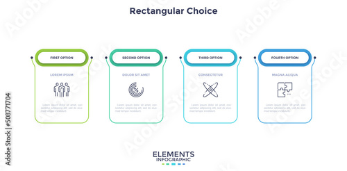 Modern Infographic Vector Futuristic Template