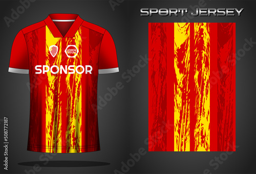 Soccer sport shirt jersey design template