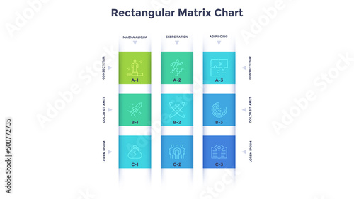 Modern Infographic Vector Futuristic Template