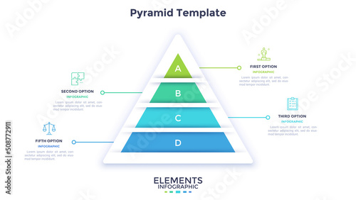 Modern Infographic Vector Futuristic Template