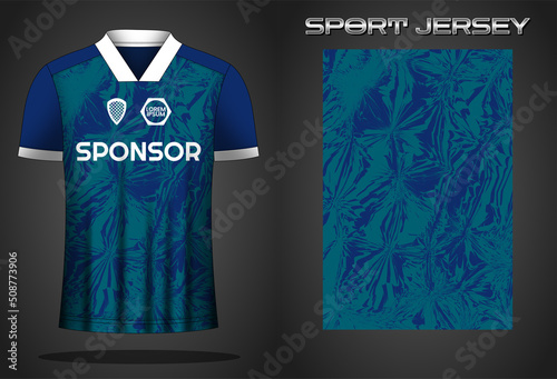 Soccer sport shirt jersey design template