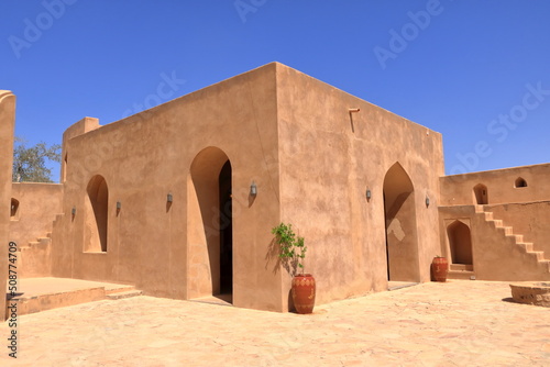 Fort Jabreen Castle, beautiful historic castle in Oman photo