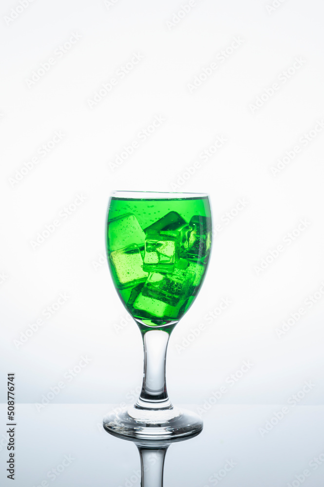 Fresh green nectar on food and drink concept. Fresh green nectar on food and drink concept.