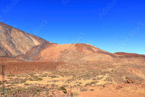 Teide National Park on Tenerife, with lava fields and the Teide volcano