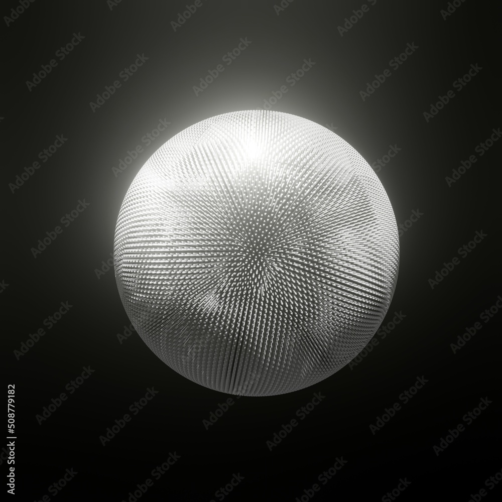 abstract background sphere disco ball white gray color of extruded triangles, black background simple design for your project. 3d render abstract background sphere disco ball white gray color of extruded triangles, black background simple design for your project. 3d render