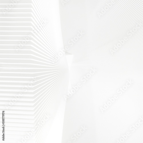 abstract background architecture line white gray color simple design for your project. 3d render
