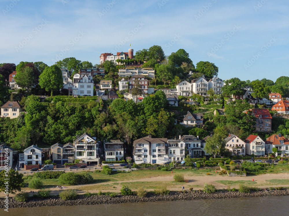 Fototapeta premium Hamburg und die Elbe