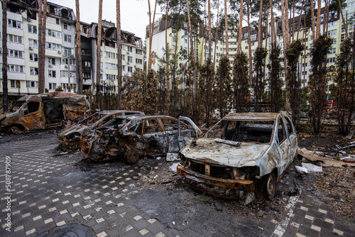 Slika na platnu Shot cars