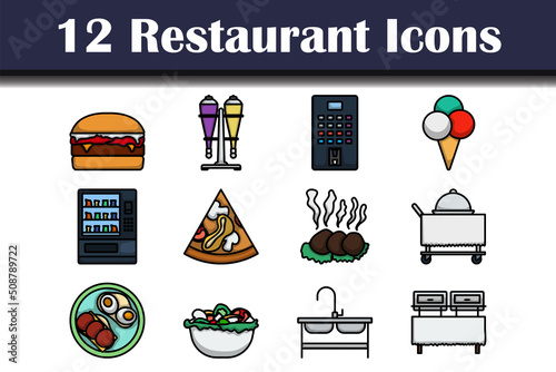 Restaurant Icon Set