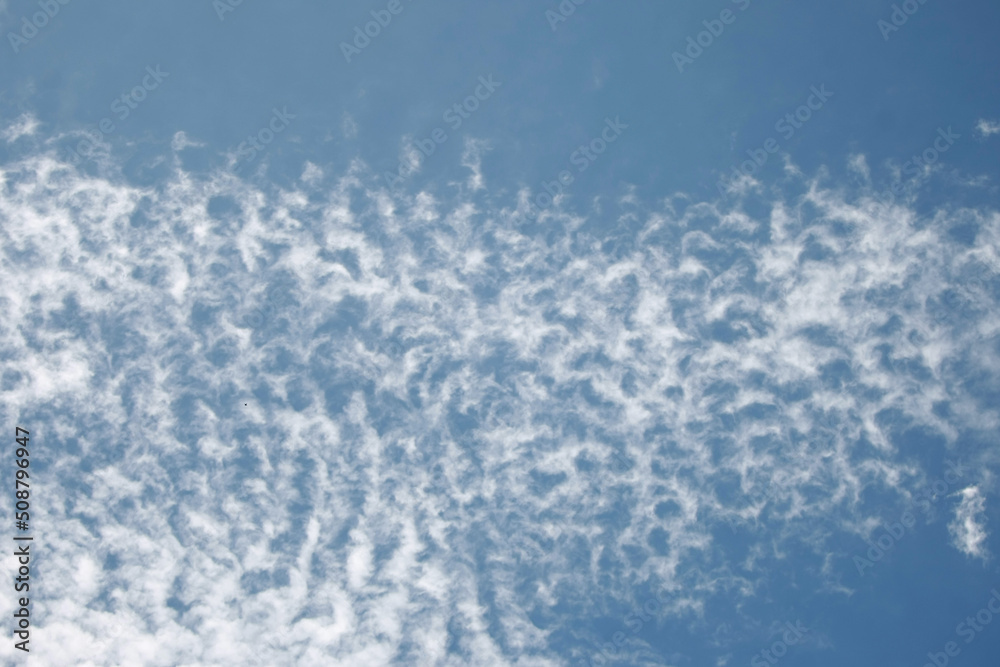 Fototapeta premium Clouds on the blue sky nature with space background wallpaper