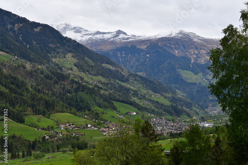  View to St. Martin in Passeier Valley in Southtyrol  photo