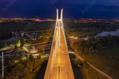 Redzinski Bridge at night photo