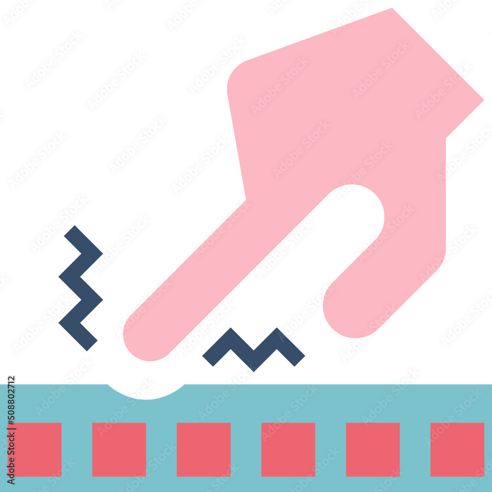haptic flat style icon haptic flat style icon
