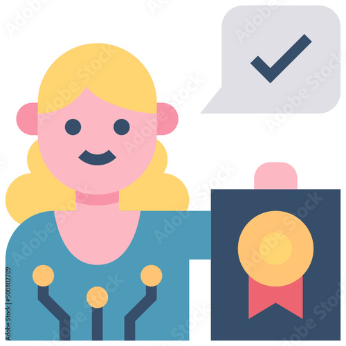 ownership flat style icon