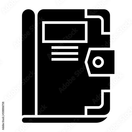 chapter book icon on transparent background