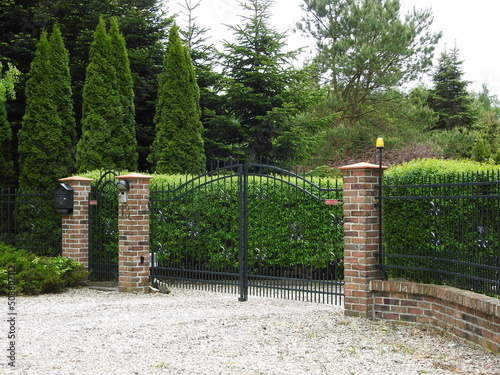 Gate of a fancy mansion