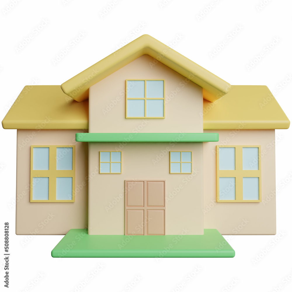 3D Rendering Illustration Home House Photo HD 3D Rendering Illustration Home House Photo HD