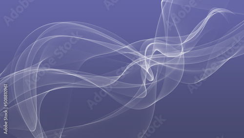 A beautiful illustration with smoke effect on a gradient background.