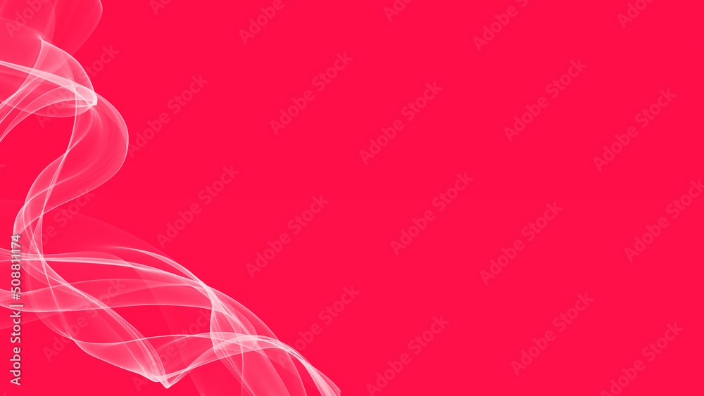 A beautiful illustration with smoke effect on a gradient background.