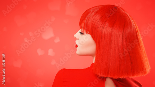 Foto gorgeous girl with red hair