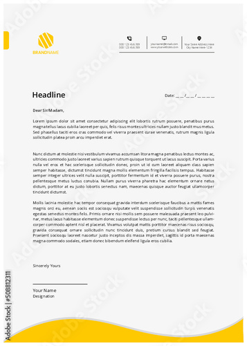 Elegant Professional Modern corporate Business print ready letterhead design bundles