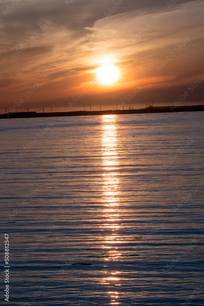 Fototapeta premium A sunset in cows head newfoundland
