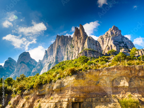 Photos Mountain of Montserrat, Catalonia Spain.