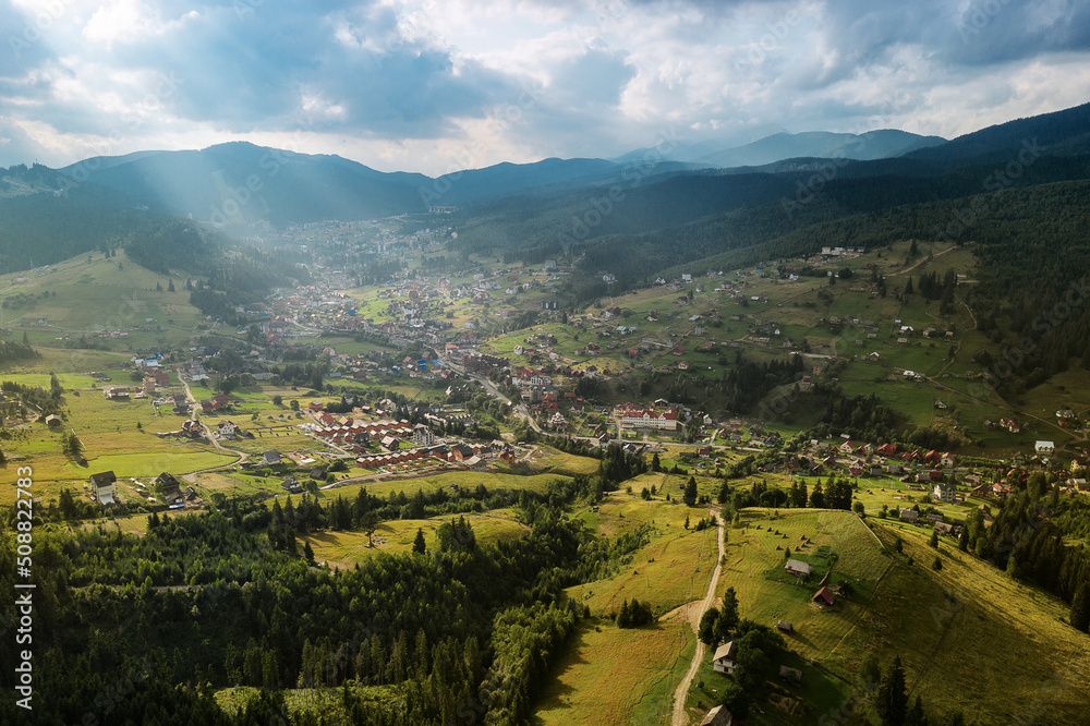 Obraz premium Carpathian mountain landscape