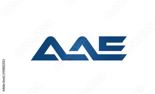 AAE linked letters logo icon 