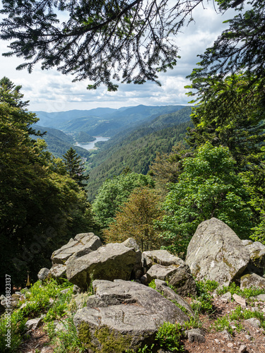 Valley view in French Vosges
