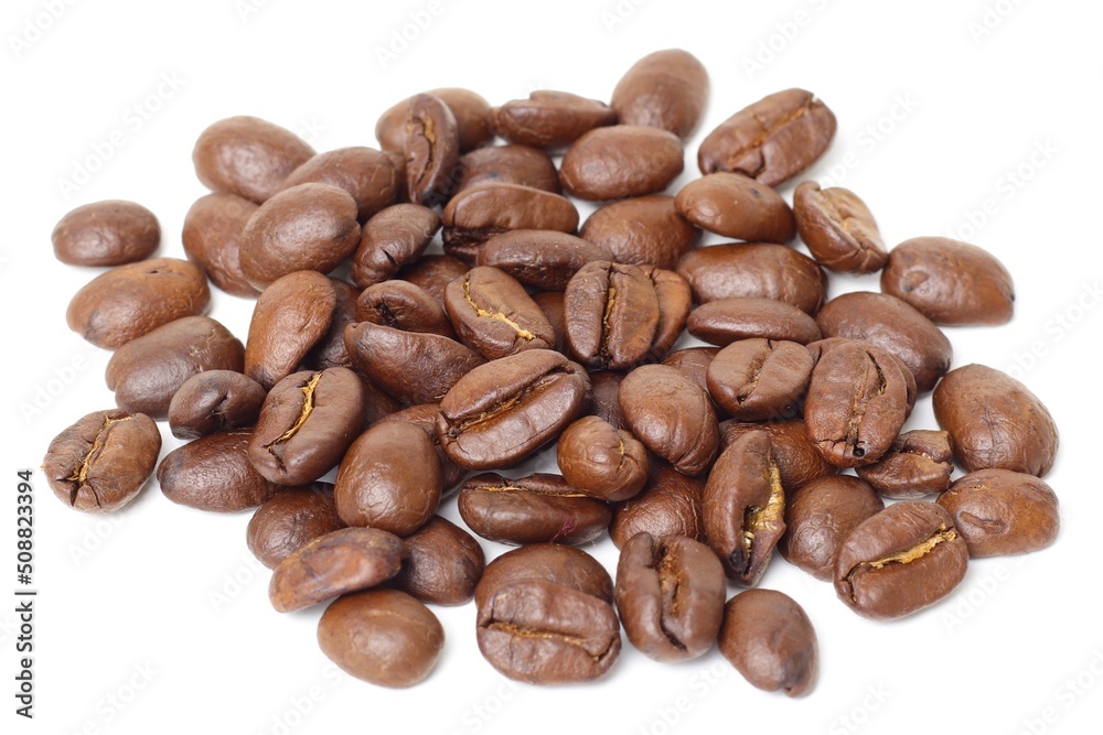 Naklejka premium coffee beans background
