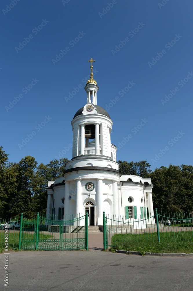 The Church of the Blachernae Icon of the Mother of God in Kuzminki. Moscow