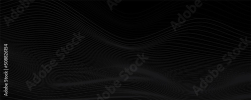 Futuristic fine lines. Abstract geometric background
