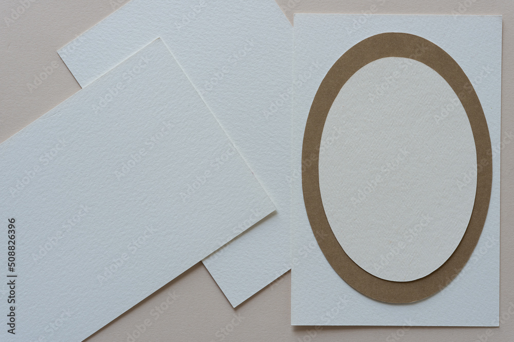 paper background with ovals paper background with ovals