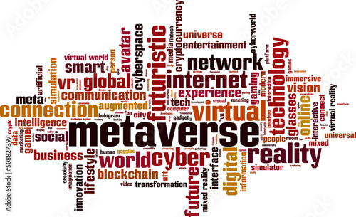 Metaverse word cloud