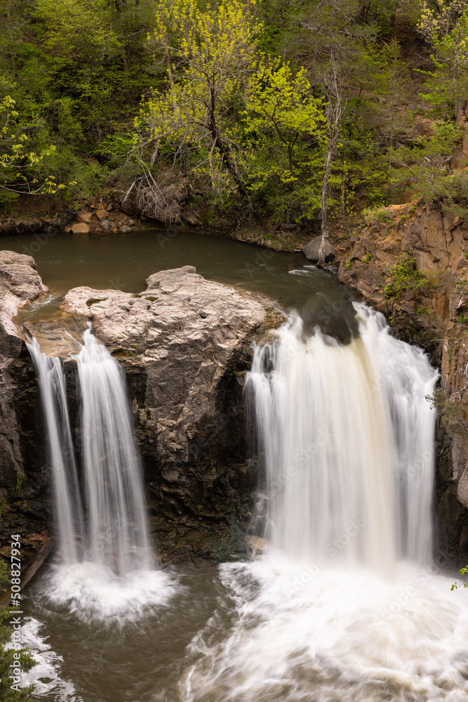 Ramsey Creek Waterfall In Spring